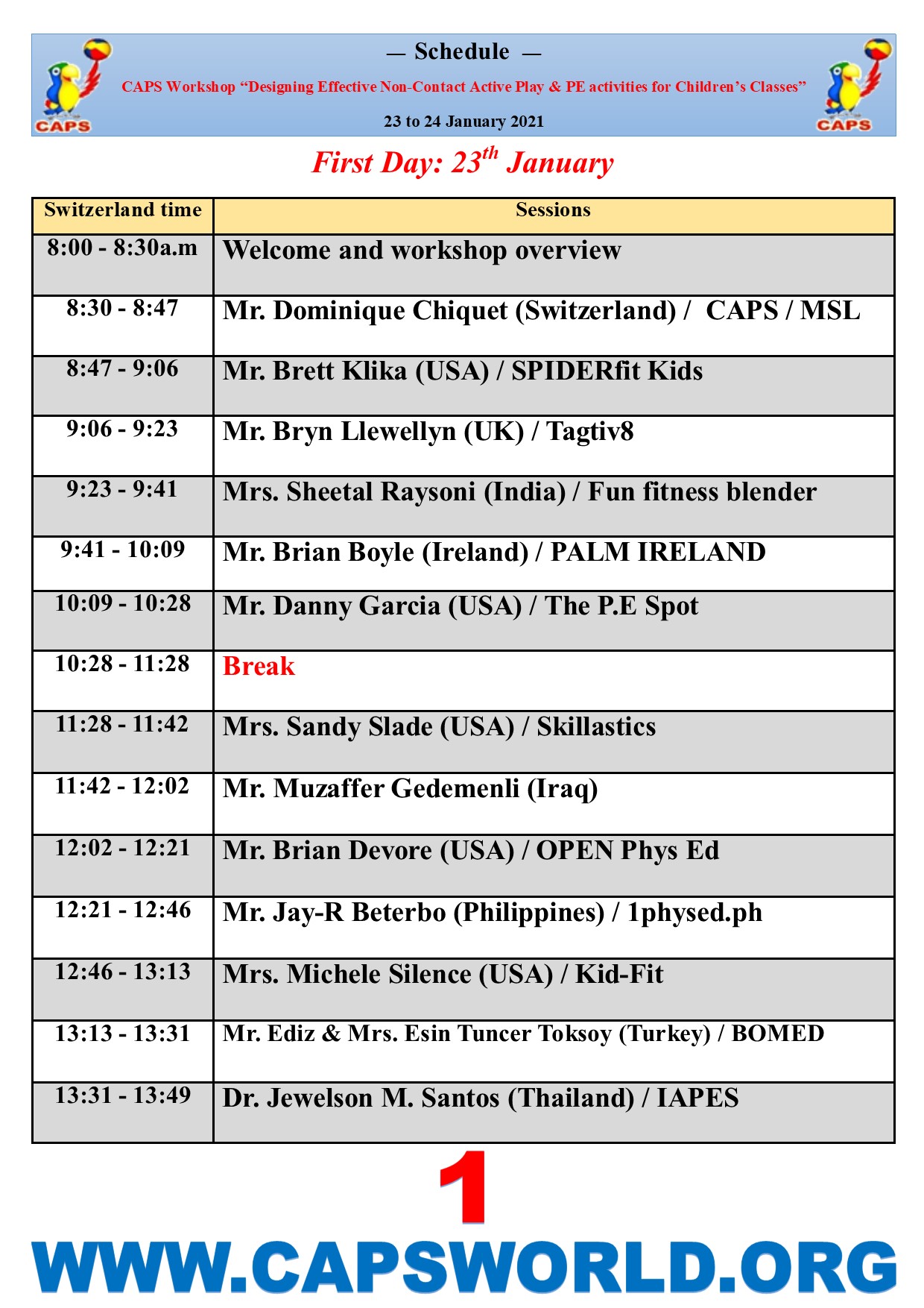 New Update CAPS GLOBAL 2324 January 2021 Caps World